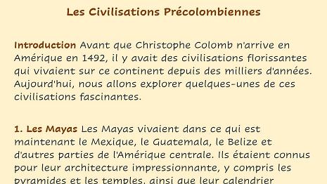 Civilisation précolombienne 001