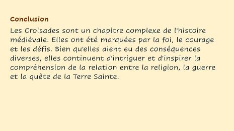 Les Croisades 05