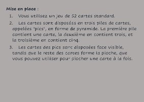 Jeux de cartes Solitaire-21